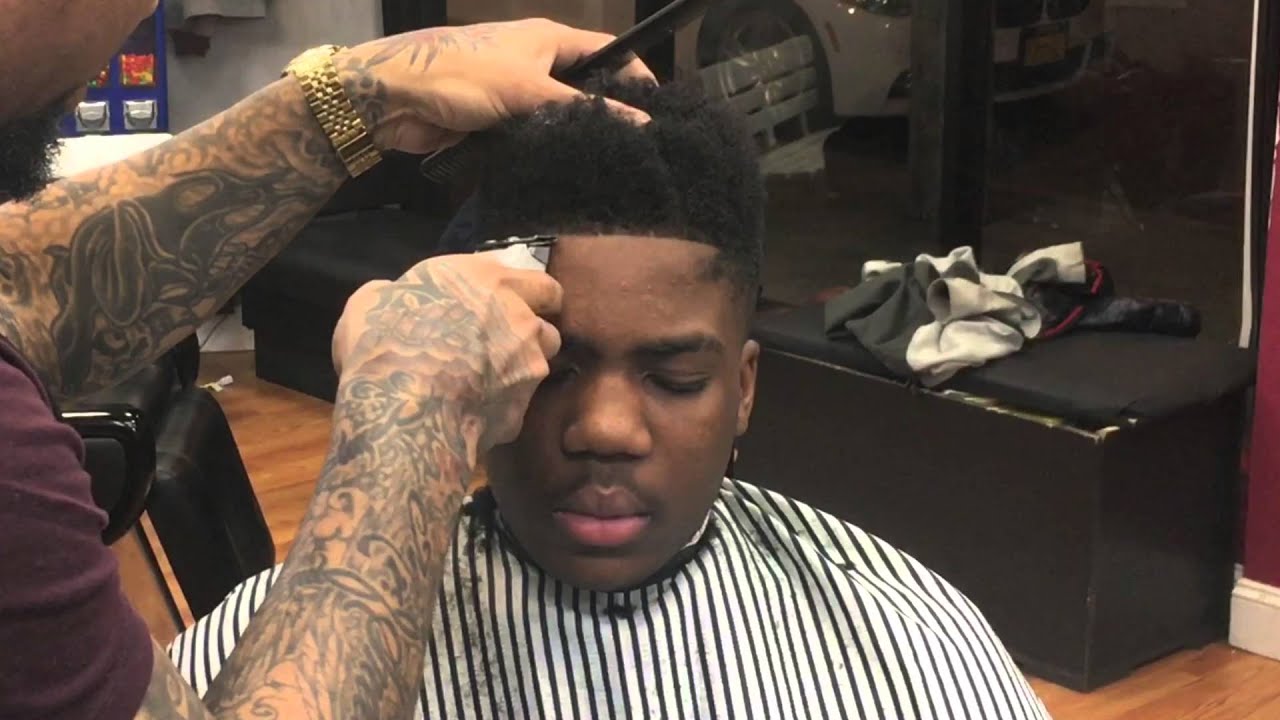 How to do an Odell beckham style cut with the parts at the back | by Sneed_dabarber