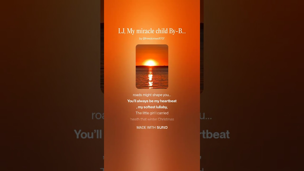 LJ, My miracle child By Blaze Reed