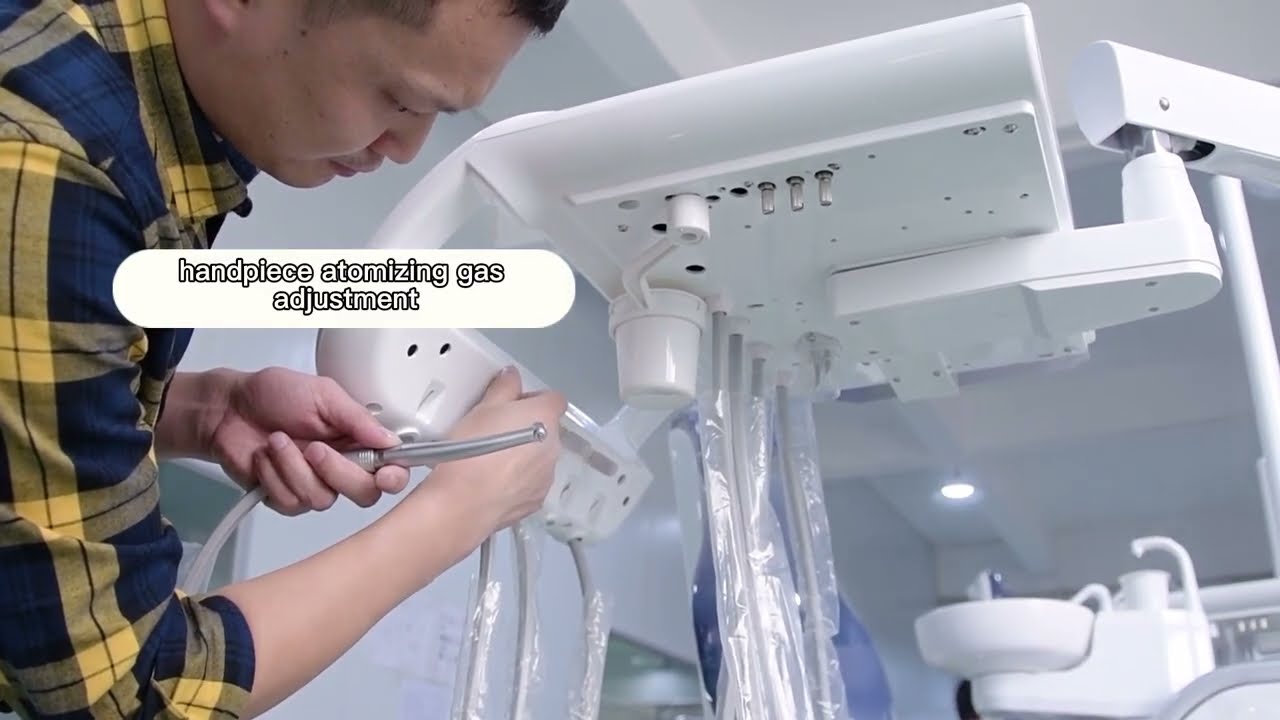 roson dental unit KLT-6220 S3 installation and debugging,simple operations
