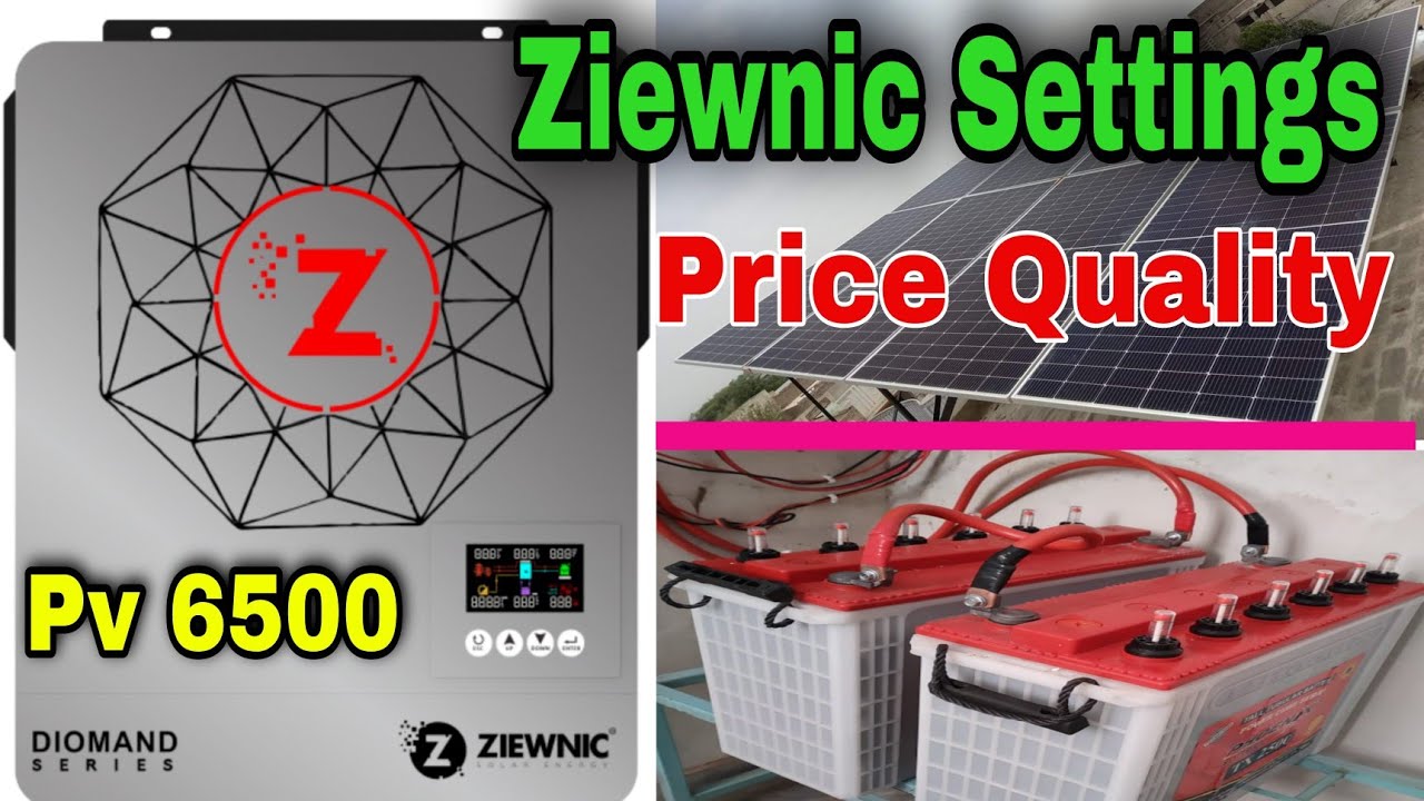 Ziewnic Pv 6500 Settings