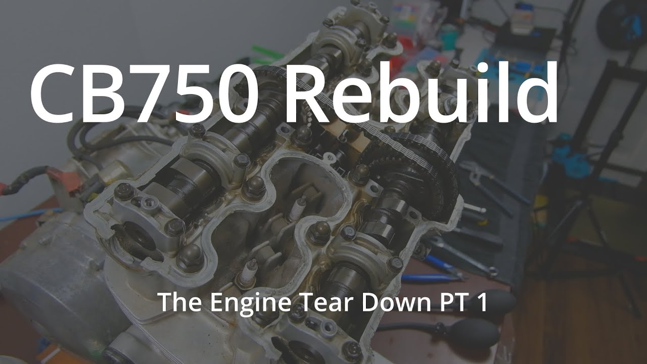 1980 CB750 engine Tear down