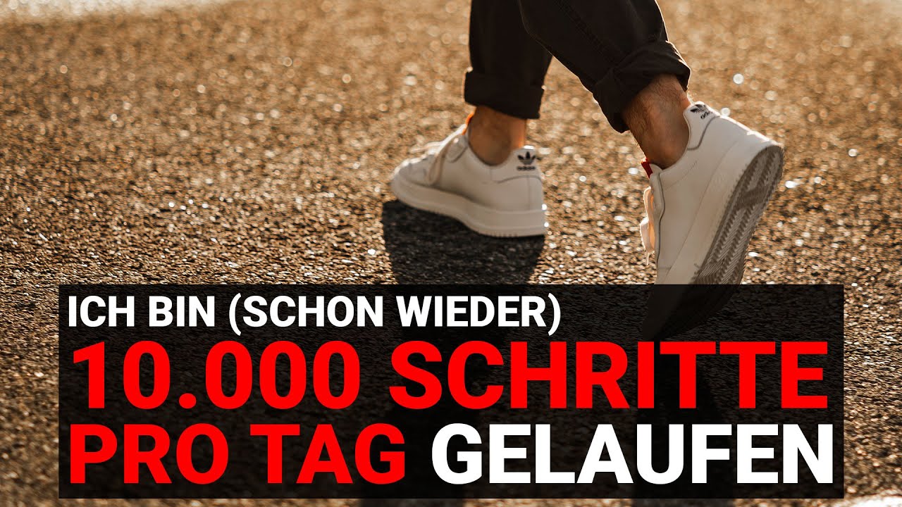 Ich bin (schon wieder) 1 Monat ÜBER 10.000 SCHRITTE pro Tag gelaufen