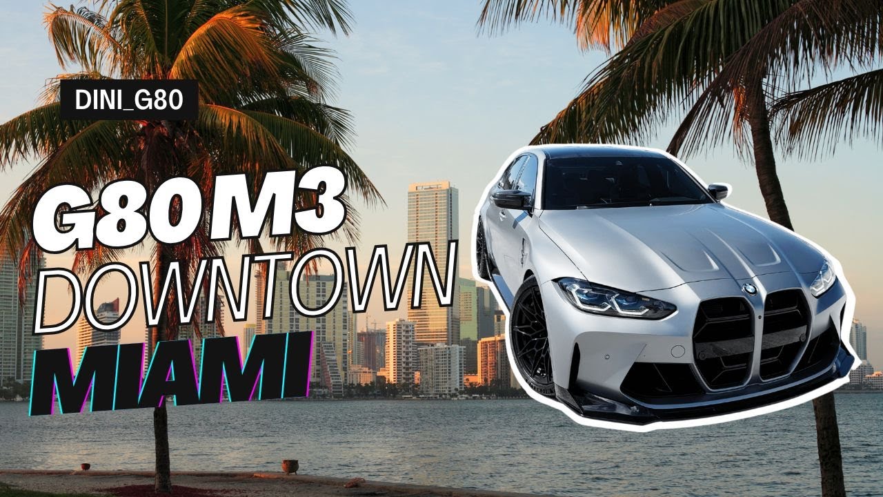 Took my G80 M3 to downtown Miami