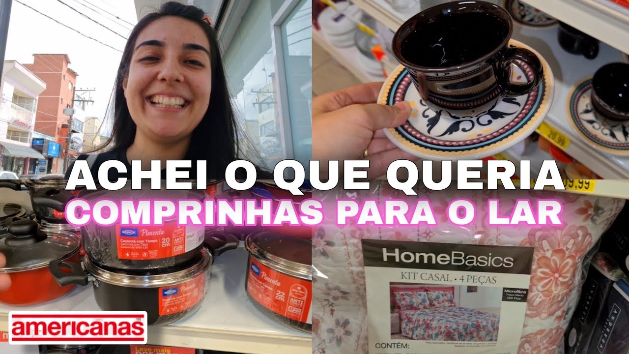 TOUR E ACHADINHOS PARA O LAR NAS LOJAS AMERICANAS #achadinhos #achados