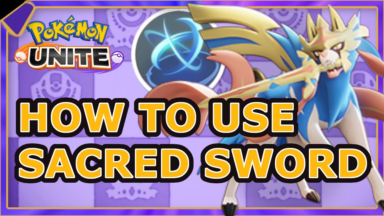 Master Guide to Sacred Sword Zacian Pokemon Unite👨‍🏫 #pokemonunite #ultimateguide