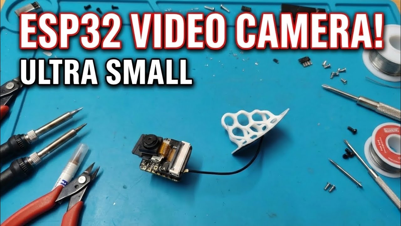 I Built the World's Smallest DIY WiFi Camera! 📸 (Xiao ESP32S3) ULTRA SMALL ESP32 Seed Studio Xiao S3