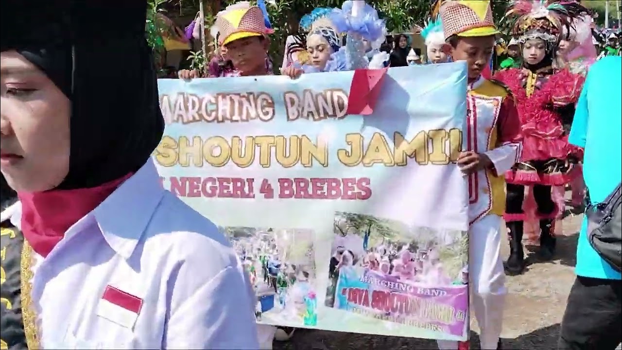 Min 4 Brebes ikut meramaikan karnaval ketanggungan , 21agustus2025