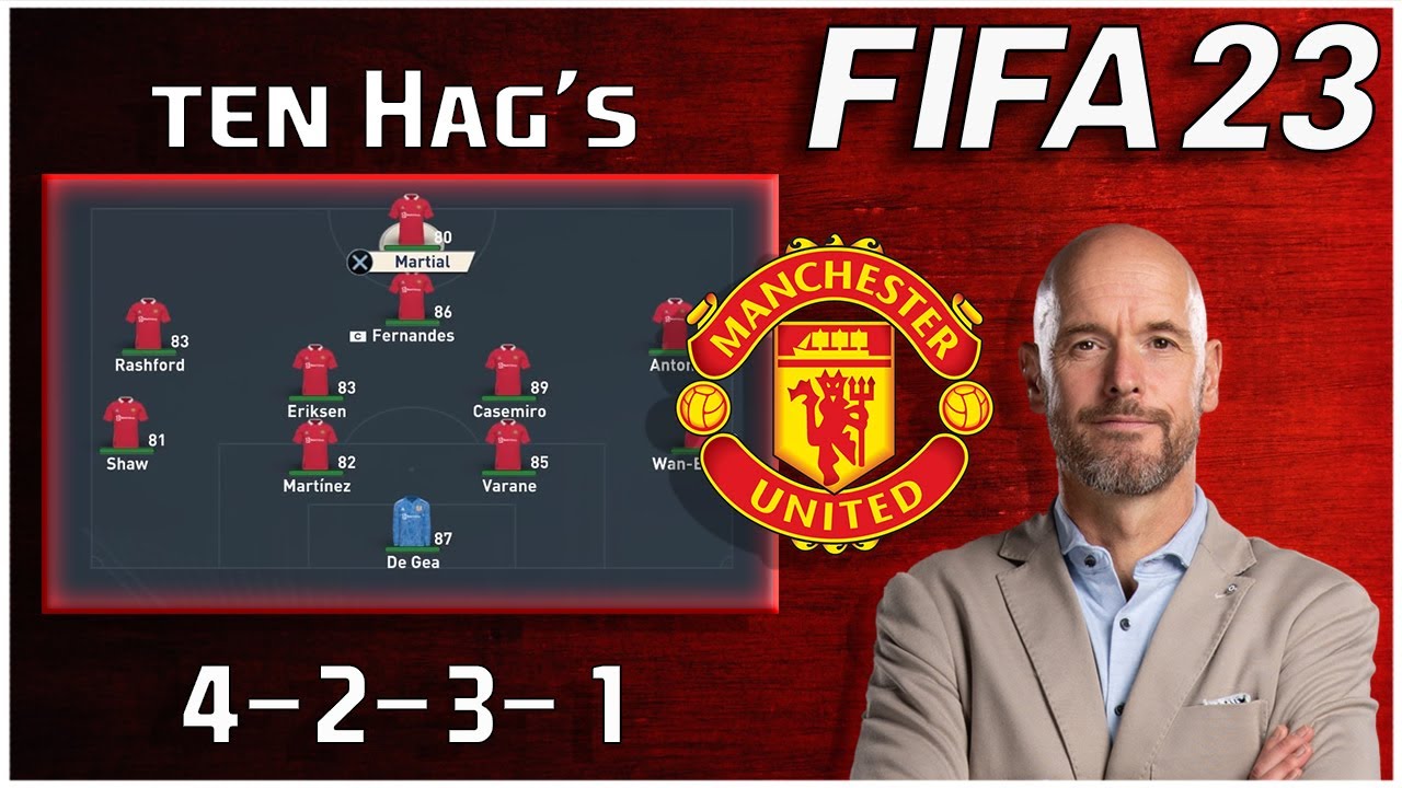 Get Ahead of the Game: Recreating Erik ten Hag's 4-2-3-1 Formation in FIFA 23 - Ultimate Guide!
