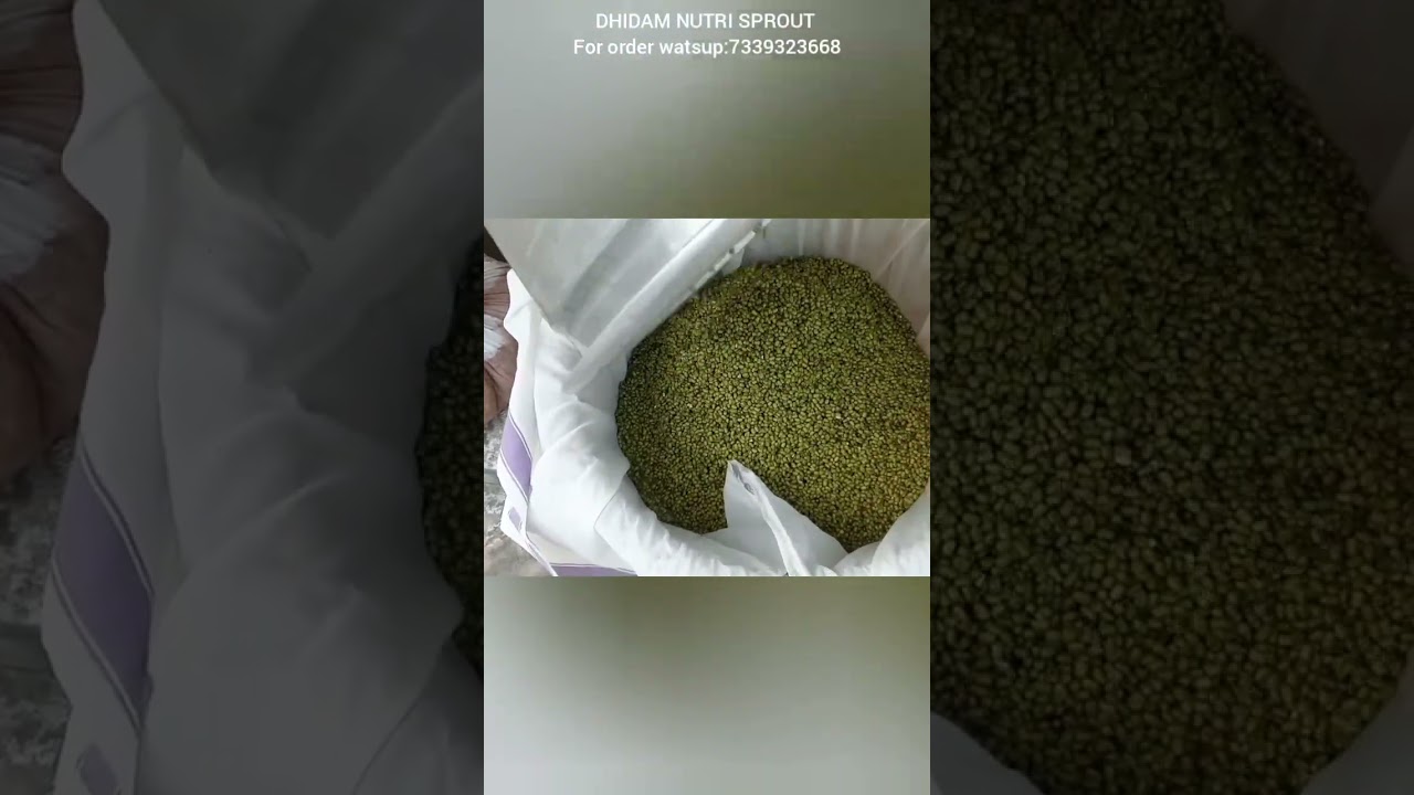 sprouting of health mix ingredients 