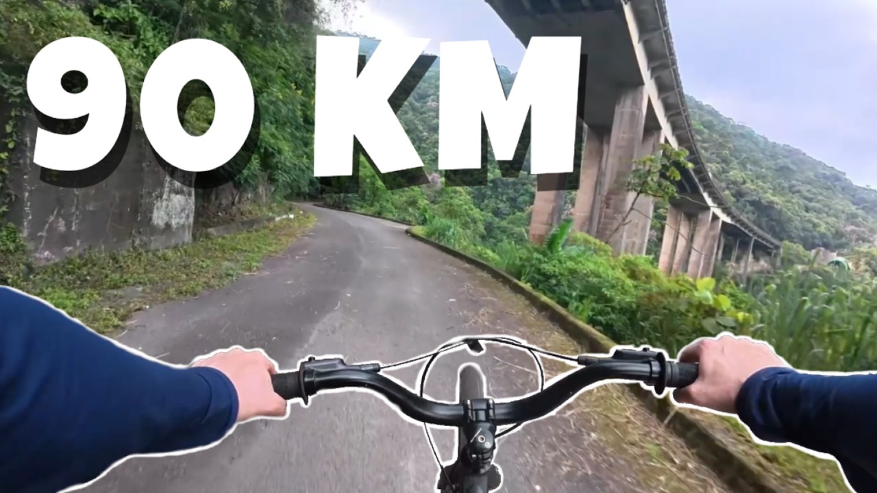 S&Atilde;O PAULO AT&Eacute; SANTOS DE BIKE (90km na rodovia sozinho)