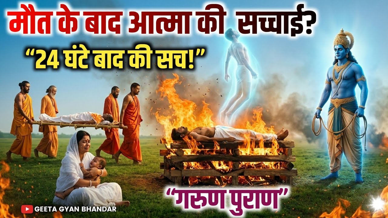 मौत के 24 घंटे बाद आत्मा के साथ क्या होता है? Garuda Purana का रहस्य! Hindu Mythology-Sanatan Dharma