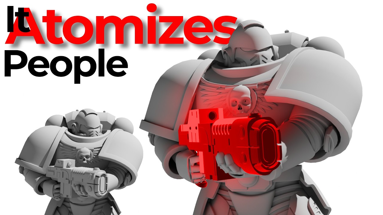 Волкитовое оружие в Warhammer 40k.