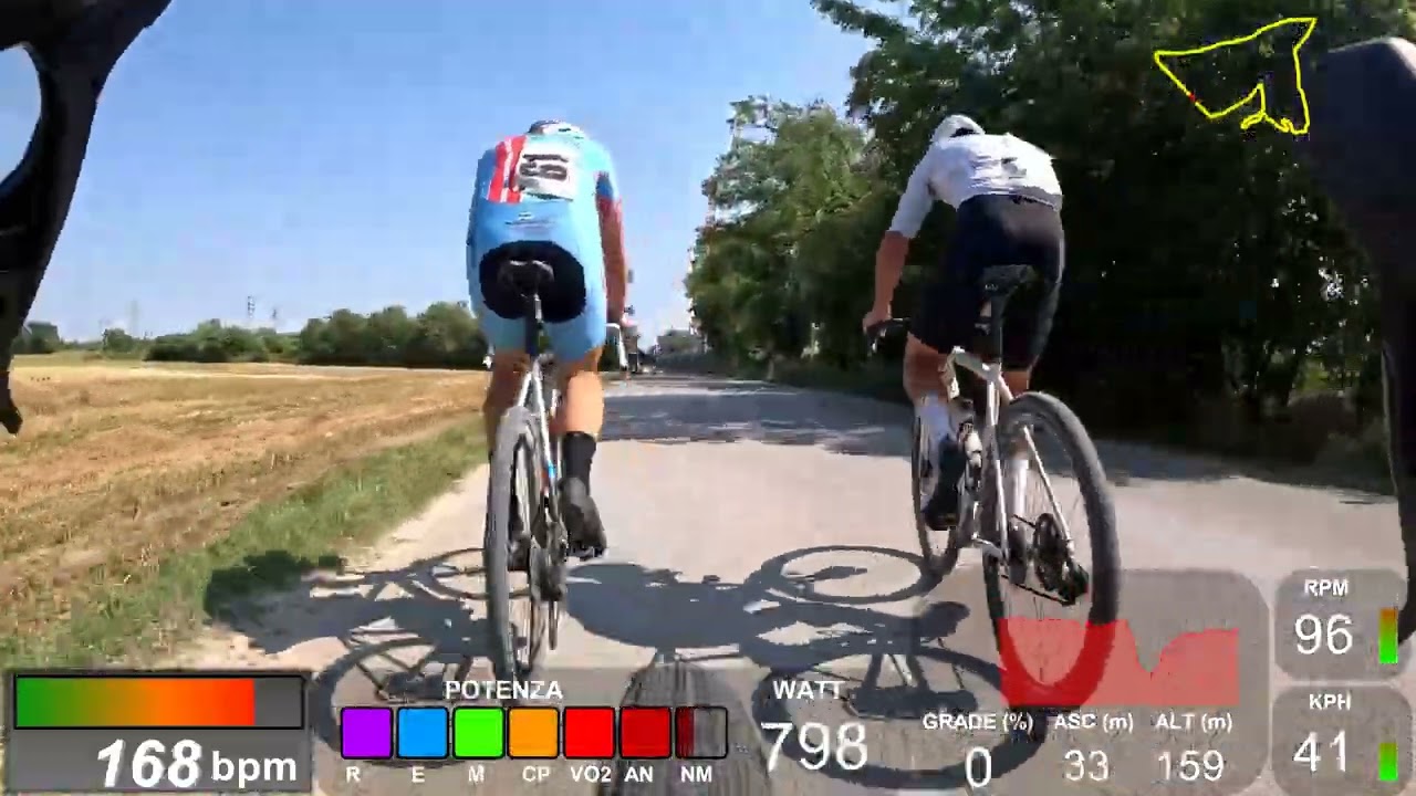 [VIDEO+TELEMETRIA] Regionale Gravel CISERANO, 1° assoluto