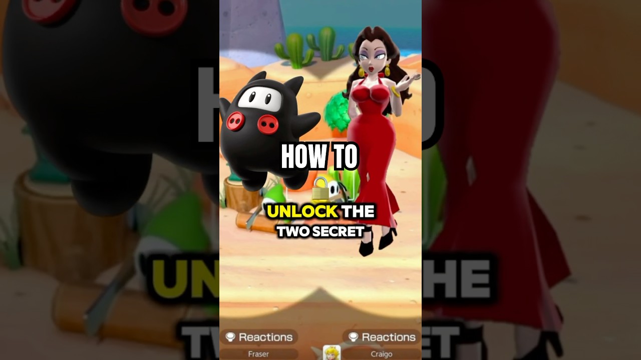 HOW TO UNLOCK PAULINE AND NINJI IN SUPER MARIO PARTY JAMBOREE!! #marioparty