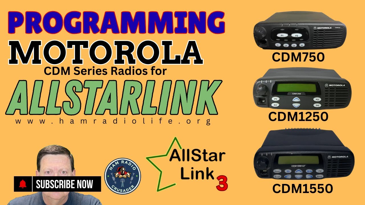 Programming the Motorola CDM Series Radio for AllStarLink