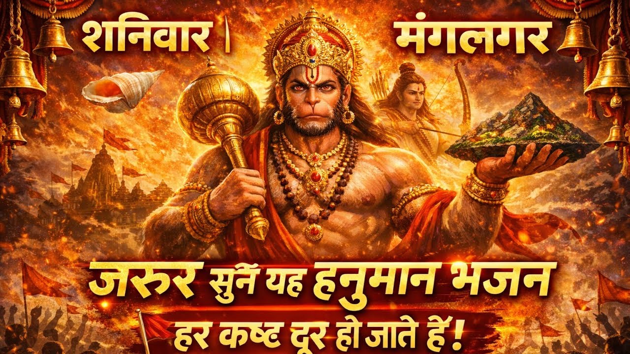शनिवार-मंगलवार जरूर सुने यह हनुमान भजन | सुनते ही हर कष्ट दूर होते हैं | Powerful Hanuman Bhajan | 