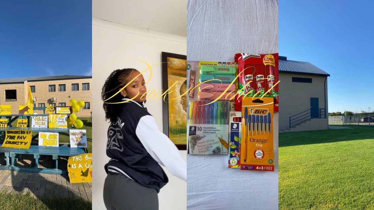 GRWM for back2school [ stationary shopping, hauls, new hair, matric, last first day + more ] 💕