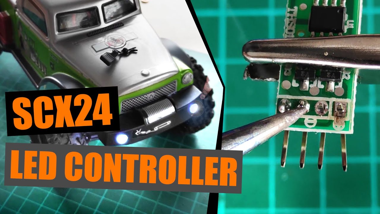 LED controller for the Axial SCX24 B-17 Betty
