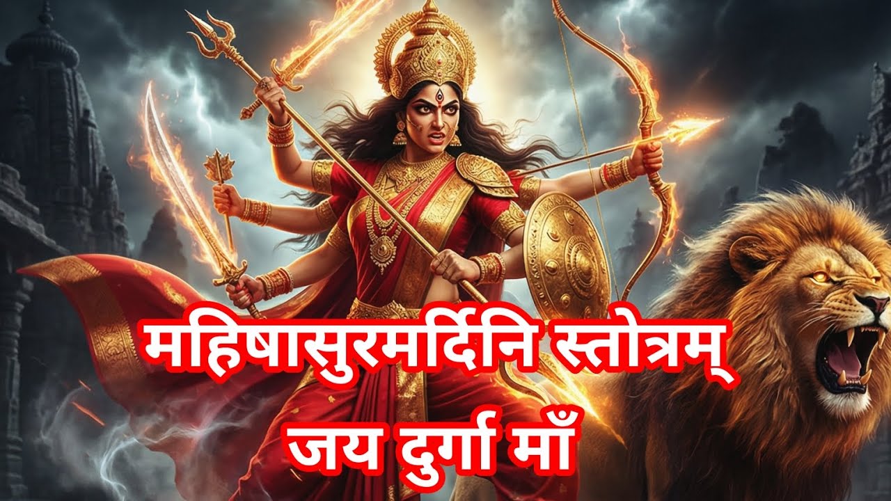 महिषासुरमर्दिनि स्तोत्रम् | Mahishasura Mardini Stotram | Mala Jap | Jai Durga Maa