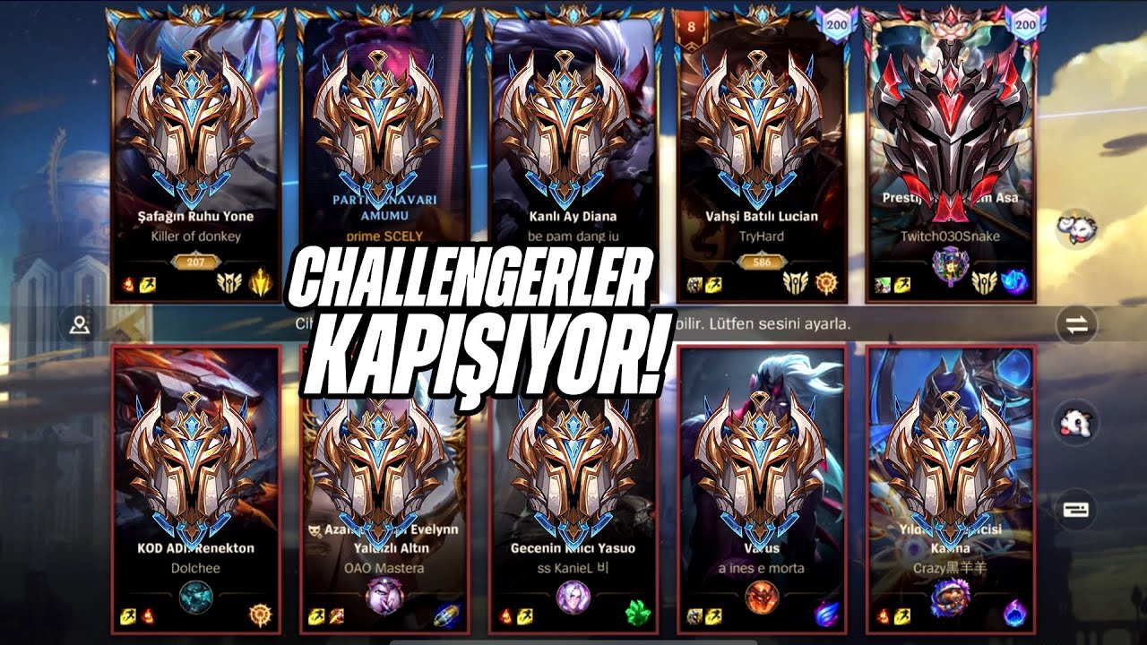 CHALLENGER KAPIŞMASI | DEVLER VADİYE İNDİ !! - Wild Rift