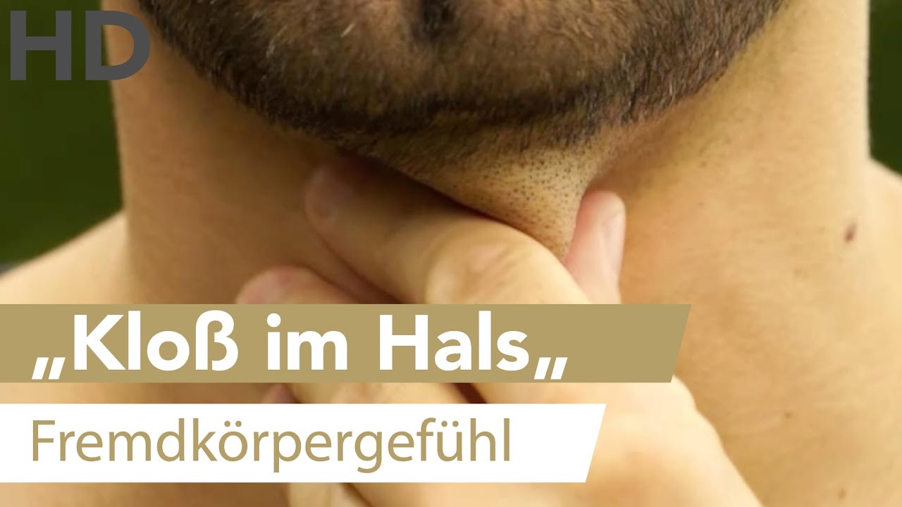 Klo&szlig; im Hals durch Stress und t&auml;glicher Belastung?