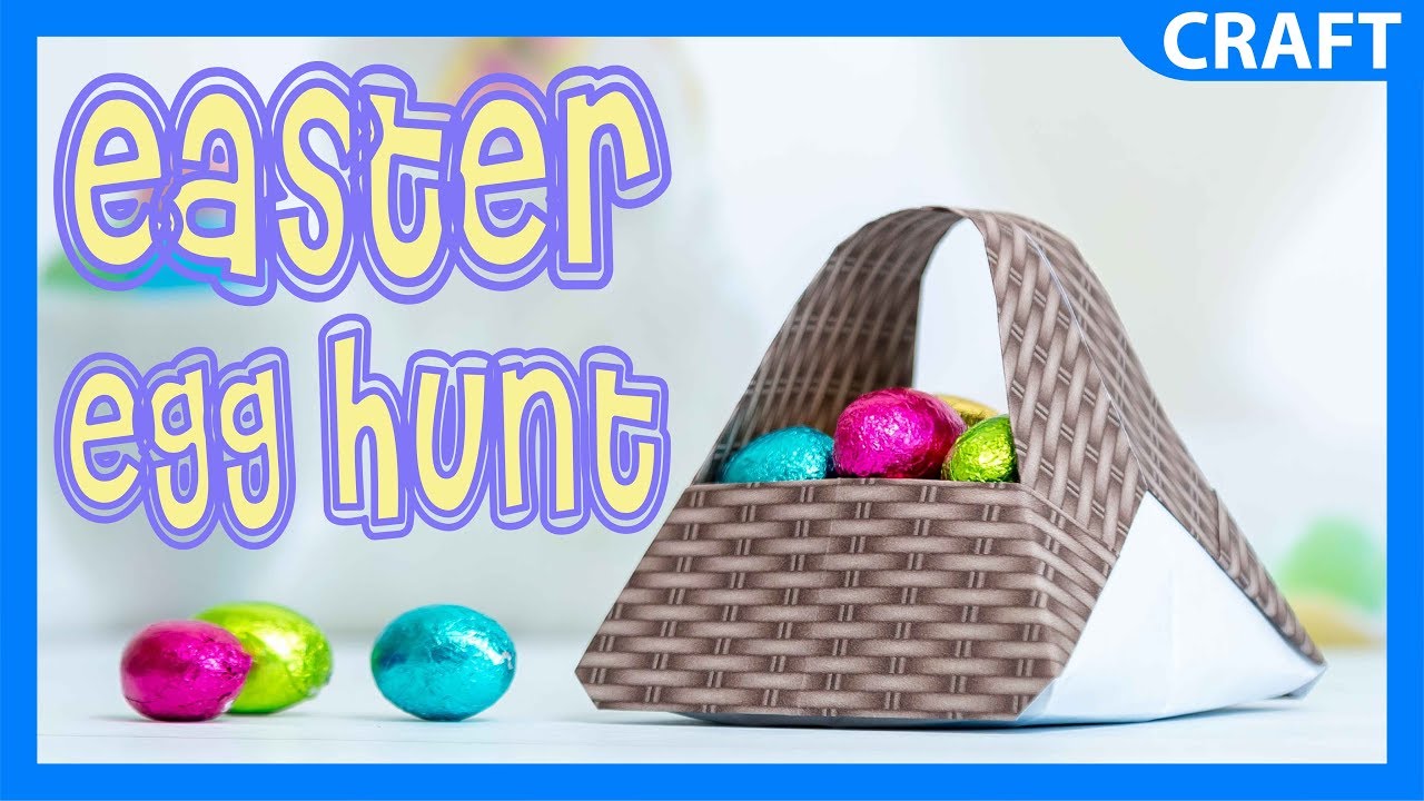 DIY Easter Egg Basket | FREE Template | Easter Crafts
