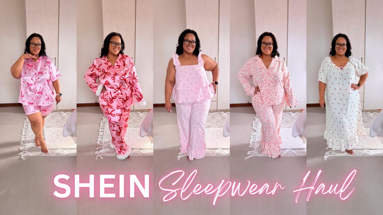 Примерка пижам SHEIN | Розовые и девчачьи: Вам это нужно! ♡Николь Хумало ♡ Южноафриканская ютуберша
