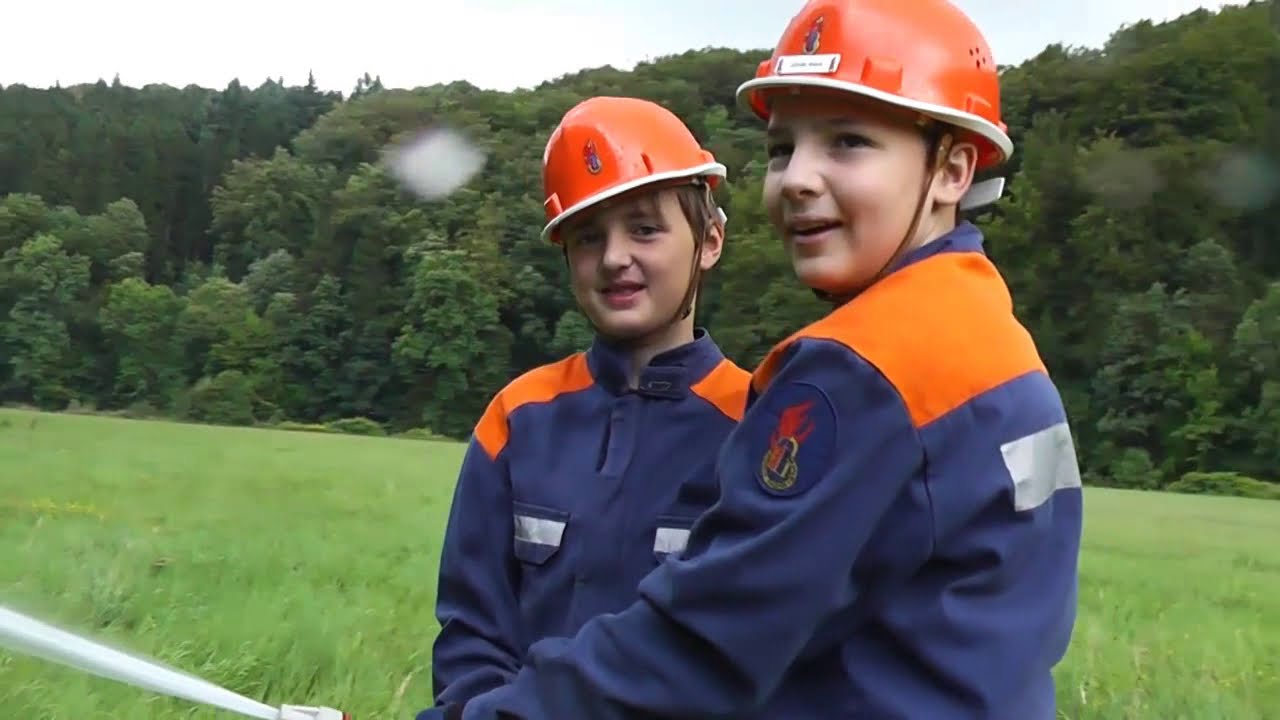 Jugendfeuerwehr Kyllburg - Malberg - Wilsecker-Etteldorf, Waldbrand an der Kyll, Übung