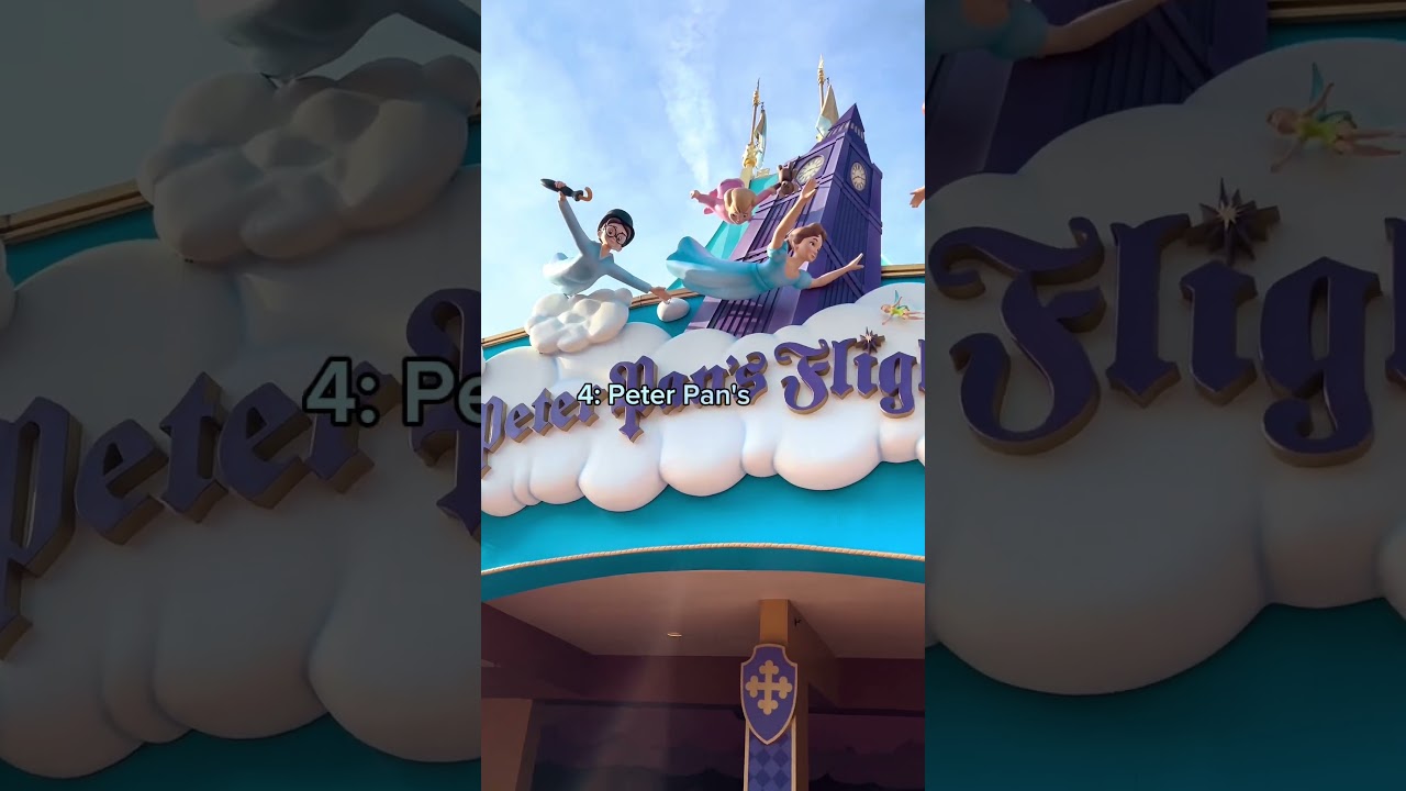 Вот 5 лучших аттракционов в Magic Kingdom! #disney #shorts #eatsleepdisney