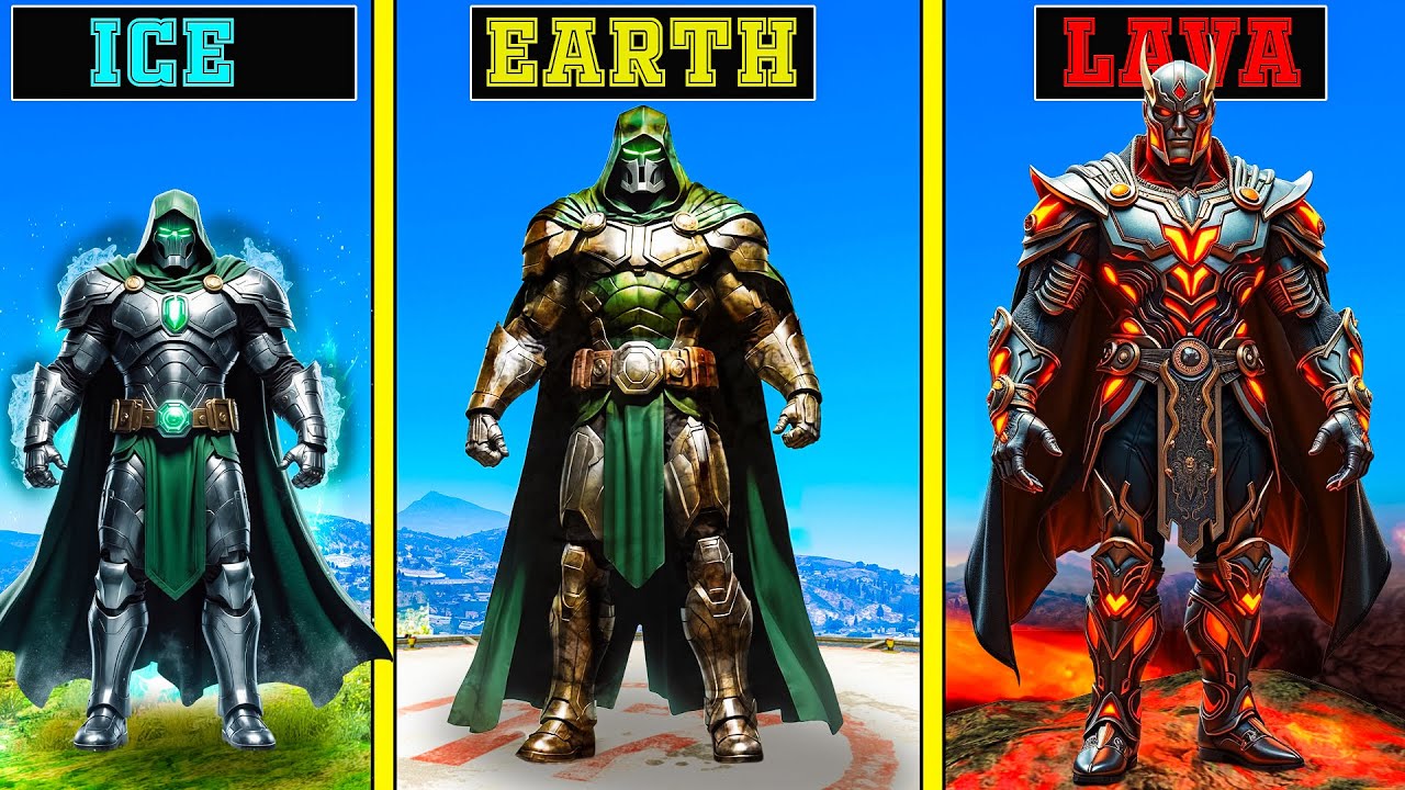 DOCTOR DOOM কে আপগ্রেড করলাম ELEMENTAL DOCTOR DOOM এ ! GTA 5