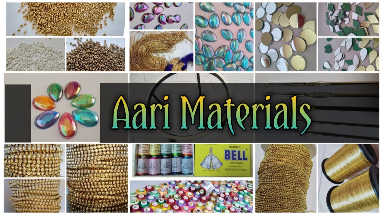 Aari & Maggam Materials full detail / Useful for Beginner