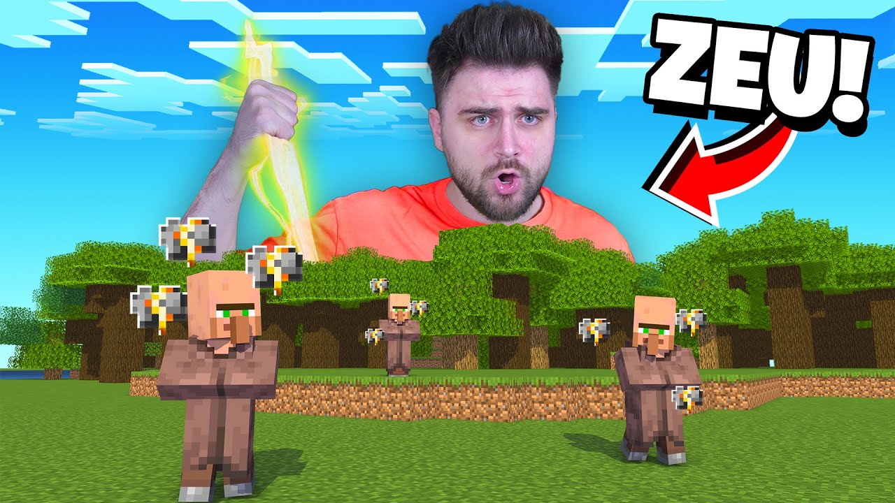 Sunt ZEU pe Minecraft...