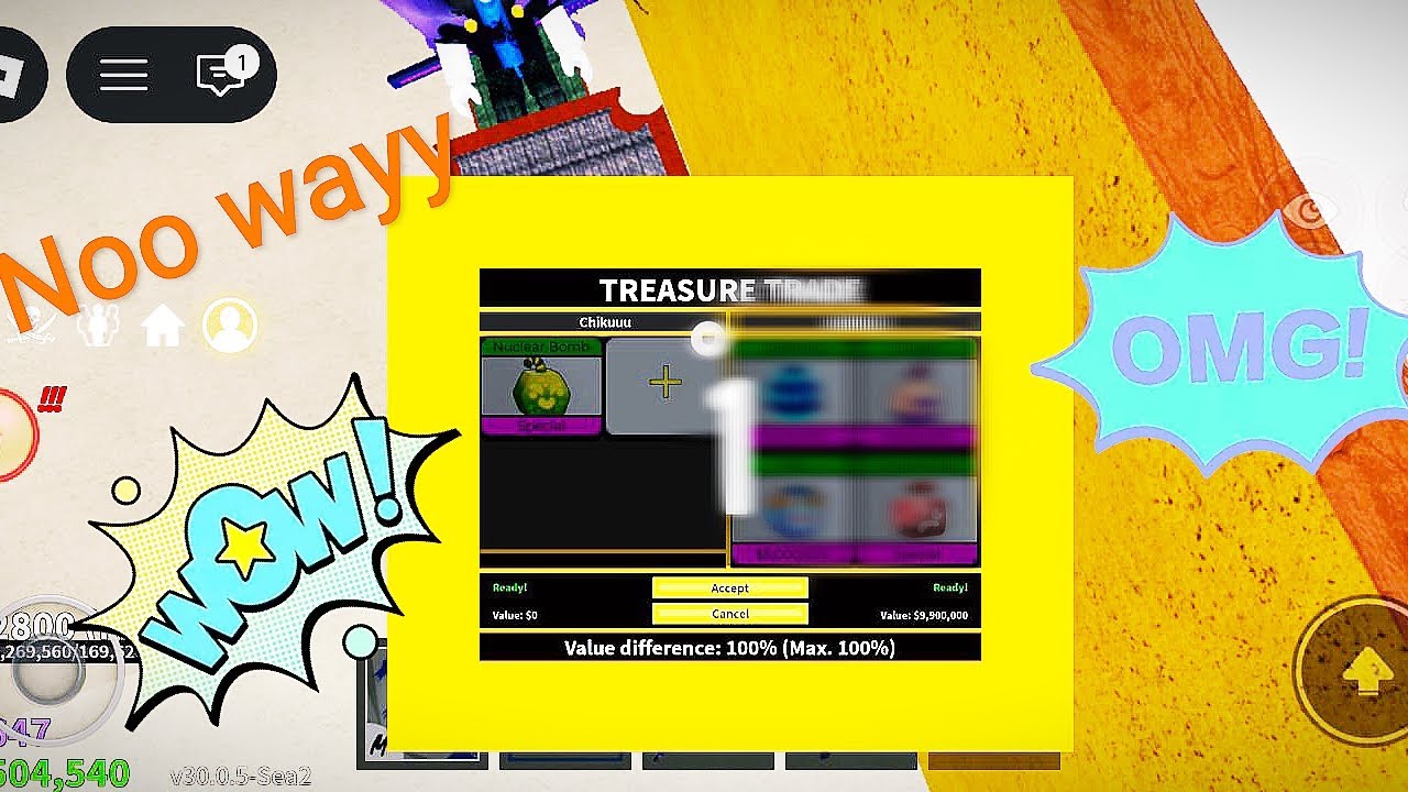No wayy i got this in blox fruit on Valentine event and it is worst update ever