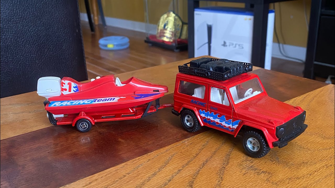 Majorette || Vintage G wagon w/boat #majorette #vintagediecast #80stoys #90skids #toyreview #toys 