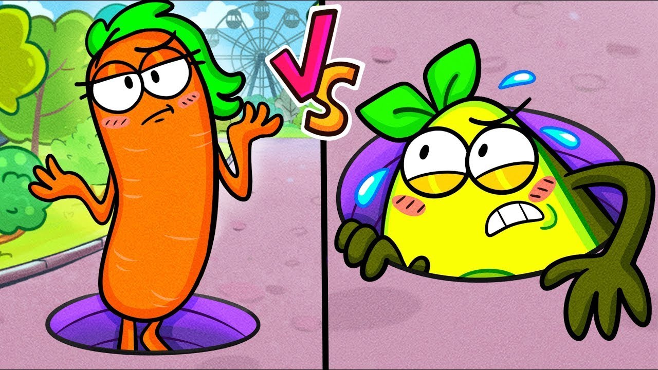 Vegetable is Having a REALLY BAD DAY || Funny Fails by Avocado Couple