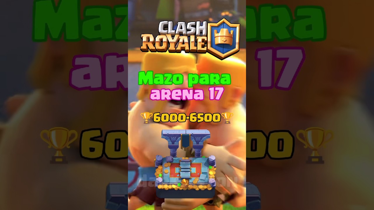 Mazo para arena 17 #clashroyale #dark__ston #supercell #videojuegos #mazos #clash #mejormazo