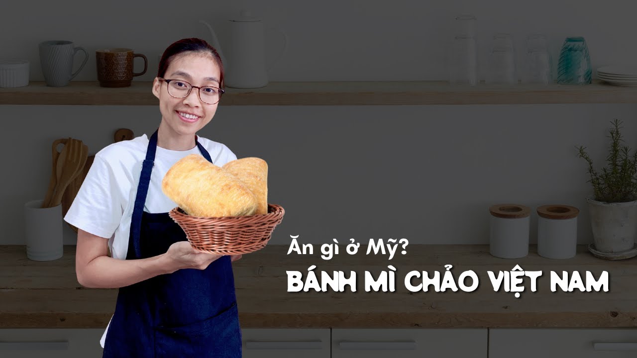 Nấu ăn ở Mỹ | Lần đầu làm bánh mì chảo kiểu Việt Nam