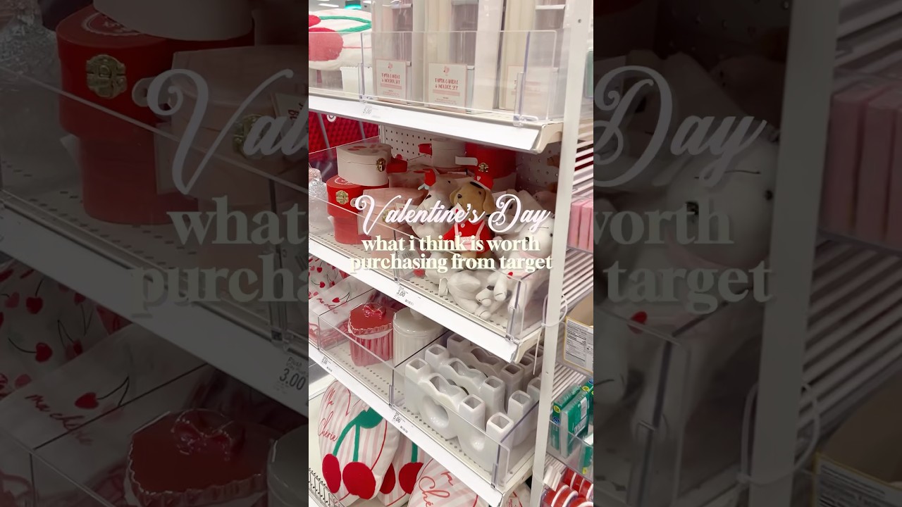 is target good for Valentine&rsquo;s decor? #valentinesday #lovecore #valentinesdecor #target #cute