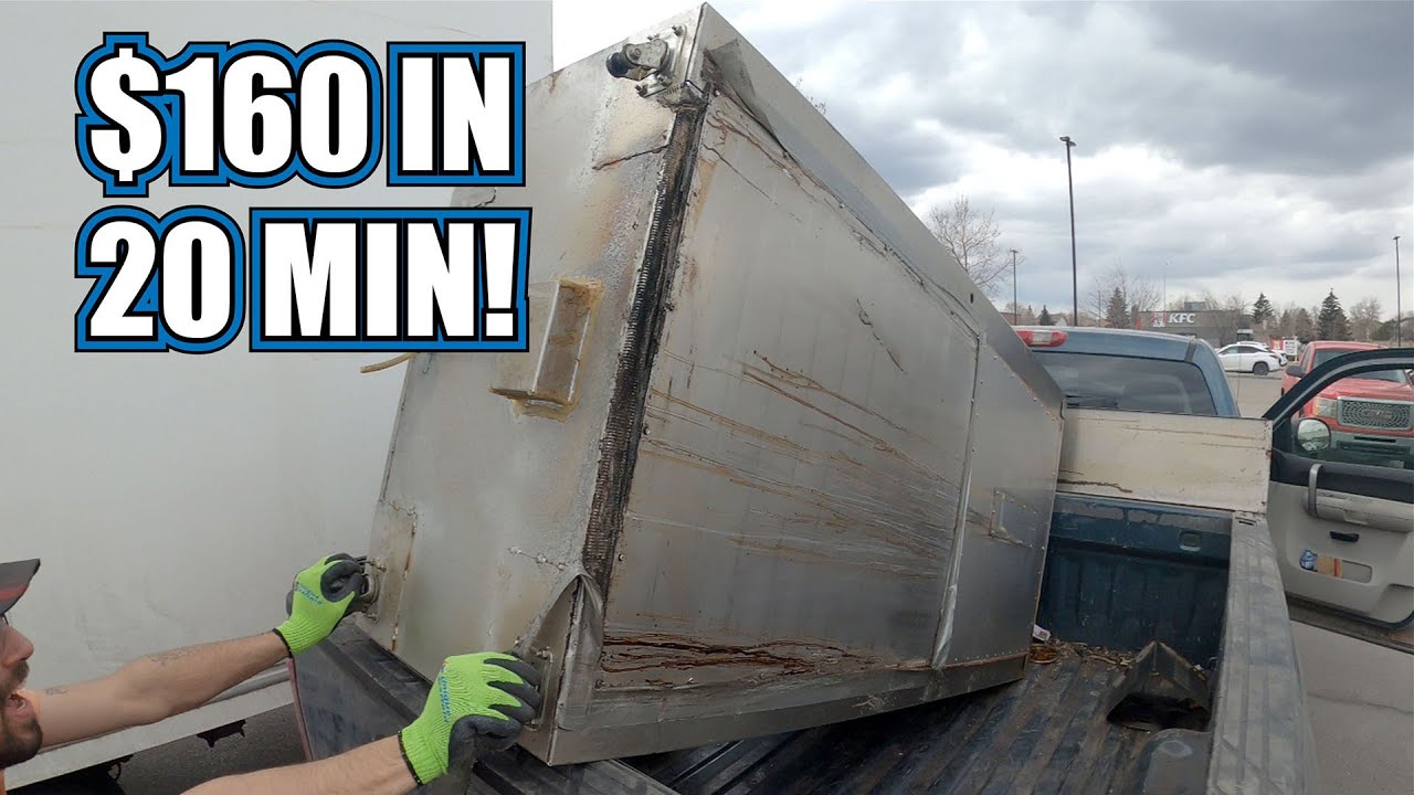 Dumpster Diving With a Borrowed Truck + Afternoon Processing Scrap!