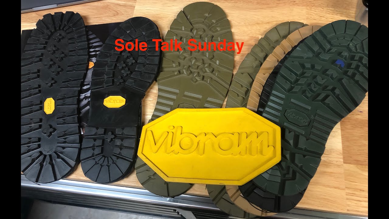 Плоские резиновые подошвы Sole Talk Sunday Vibram, которые долго ждали.
