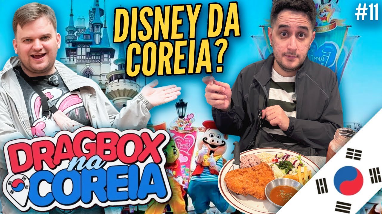 🇰🇷PARQUE TEM&Aacute;TICO na COREIA: Lotteworld | Dragbox na Coreia #11