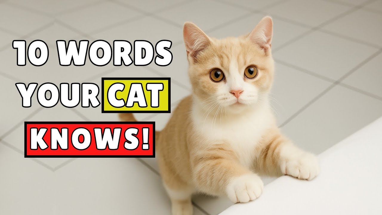 10 Unique Words Your Cat Actually Understands (Proven by Science)