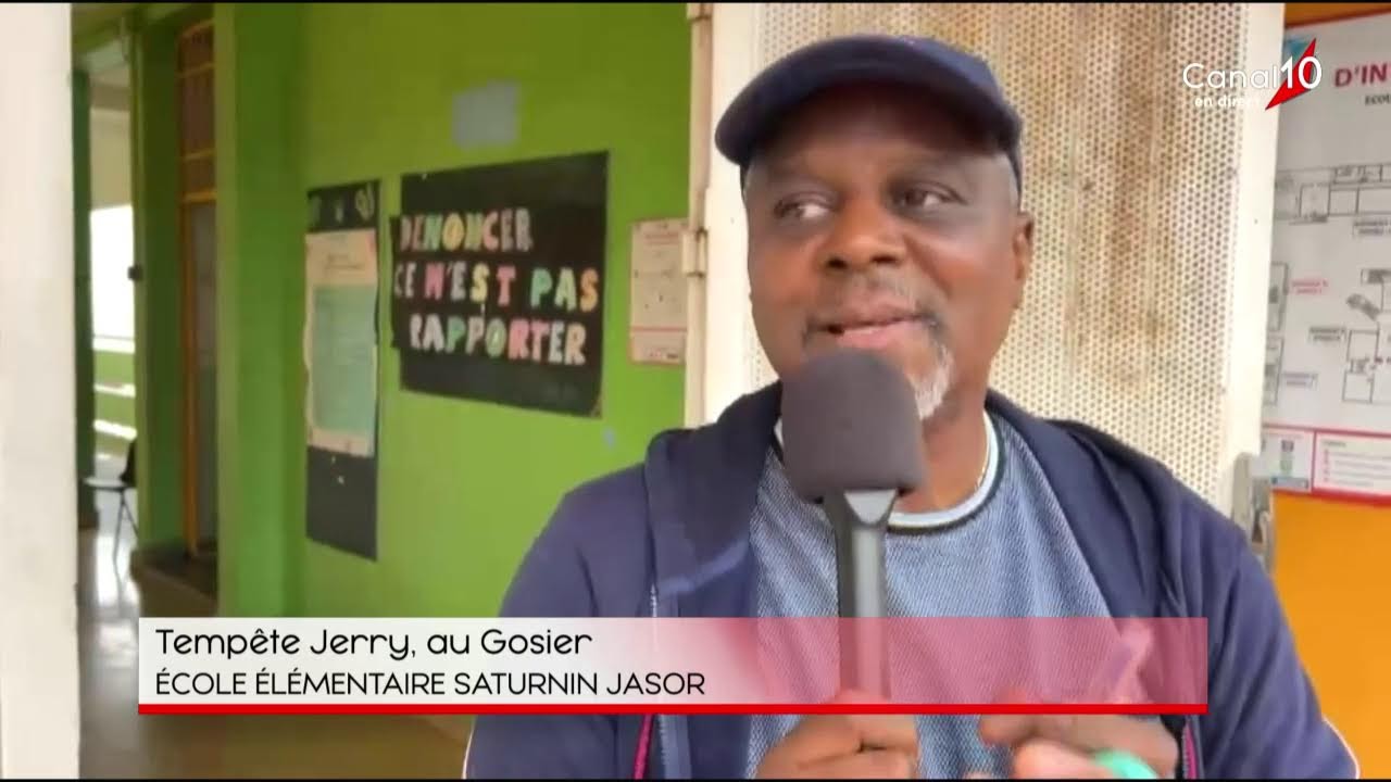 Tempête Jerry, au Gosier