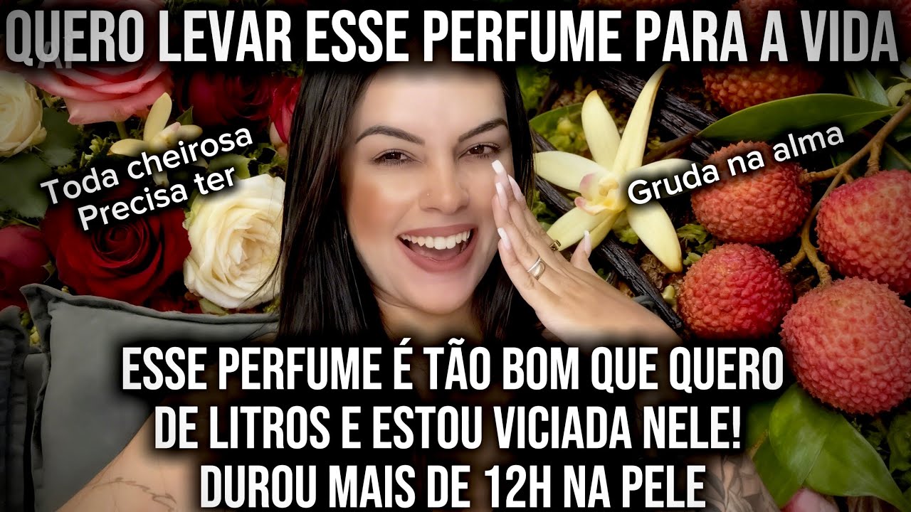 ESSE É UM DOS *MELHORES PERFUMES* QUE JÁ SENTI! TÃO BOM QUE QUERO DE LITROS!CHEIROSO E GRUDA NA PELE