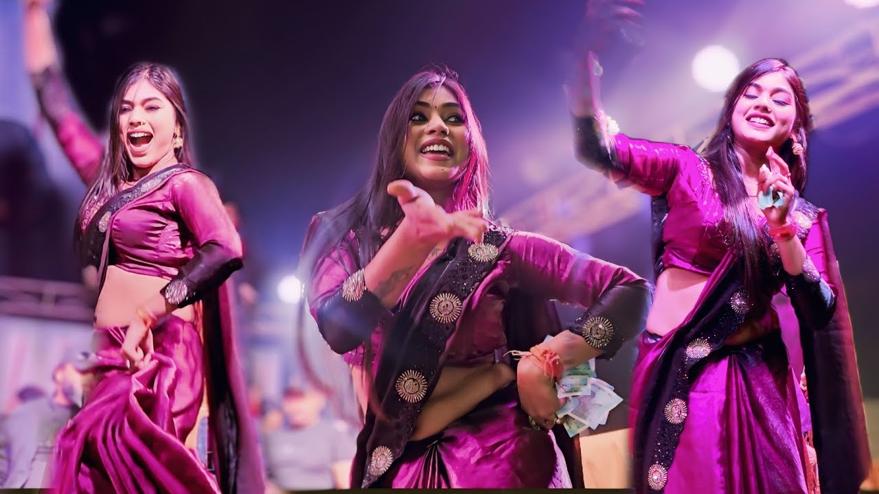 पहिर के पेट के नीचे साड़ी गाने पर तो #kajalraj ने #maya #magar को भी पछाड़ दिया #lokgeet #dance 