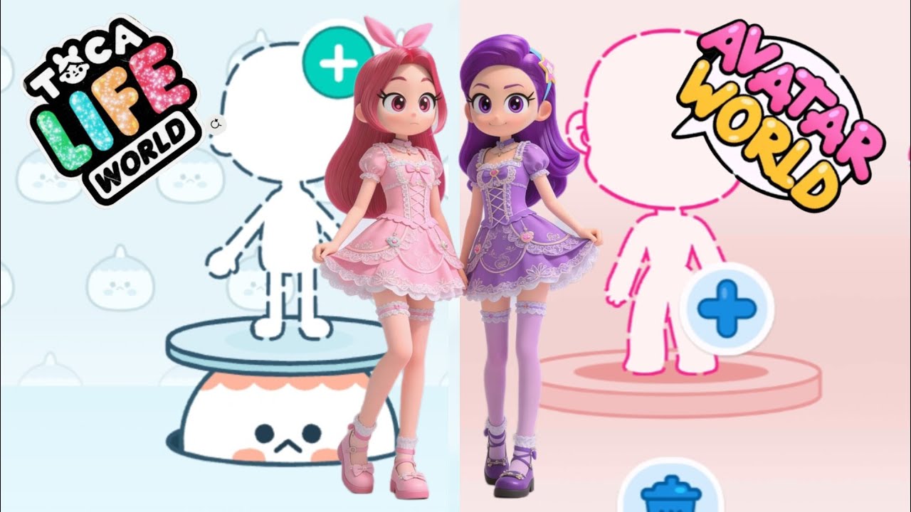 How To Make Character Rainbow Bublegem in Avatarworld and Tocalifeworld #rainbow #pazu #toca #video 