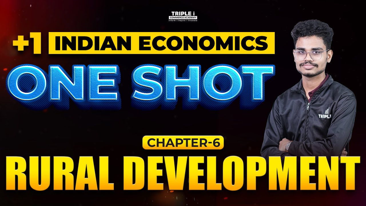 Plus One Indian Economics | Rural Development | Vishnu | One Shot Revision | Triple i