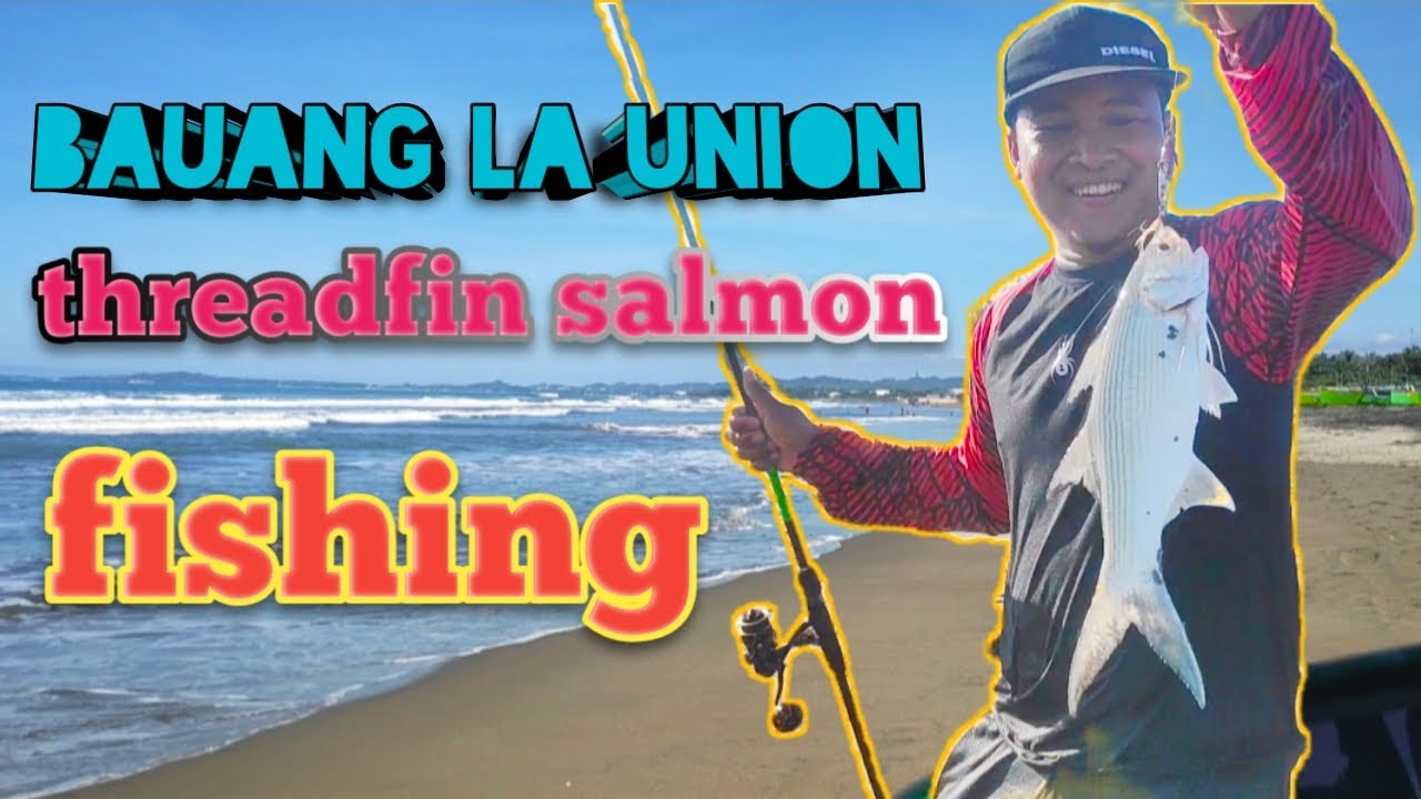Threadfin Salmon fishing | Fishing after the big waves calmed at Bauang Beach La Union