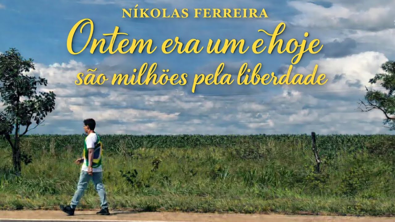 MÚSICA ONTEM ERA UM E HOJE MILHÕES PELA LIBERDADE @NikolasFerreiraO @flaviobolsonaro @GustavoGayer 