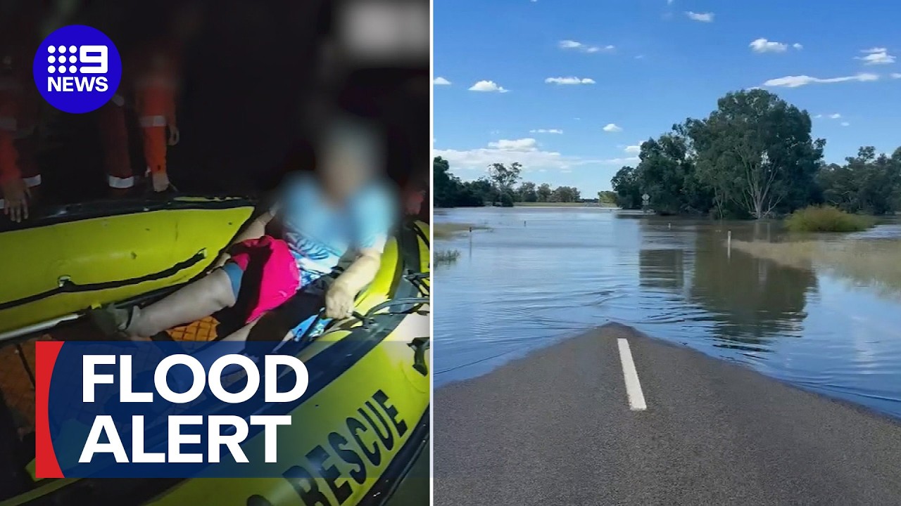 Community in firing line as Queensland’s flooding emergency continues | 9 News Australia